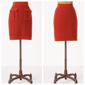 ANTHROPOLOGIE MOTH SKIRT WITH POCKETS